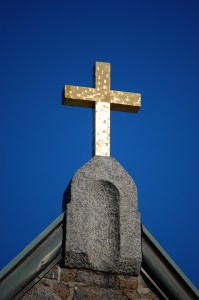 cross on roof